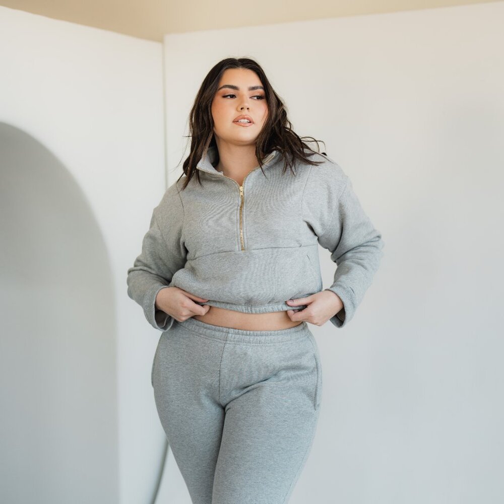 Heather Grey Perfect Pullover - Picture 5 of 5
